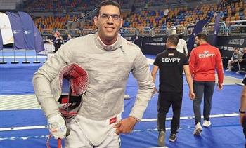 محمد عامر يضمن أول ميدالية لمصر في بطولة العالم للسلاح بهونج كونج
