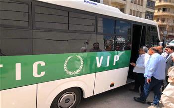 محافظ الدقهلية يتفقد انتظام عمل منظومة "مواصلات المنصورة" ذات الخدمة "VIP"
