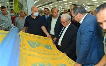 نائب رئيس الوزراء يتابع سير العمل ومعدلات الإنتاج والتشغيل والمراحل النهائية لاكتمال تطوير "غزل المحلة"