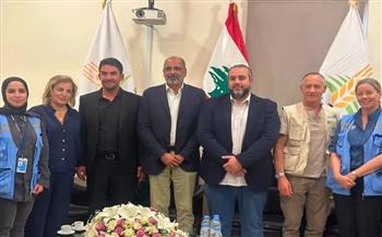 وفد أممي يتفقد شقراء وبرعشيت في قضاء بنت جبيل بمحافظة النبطية جنوب لبنان