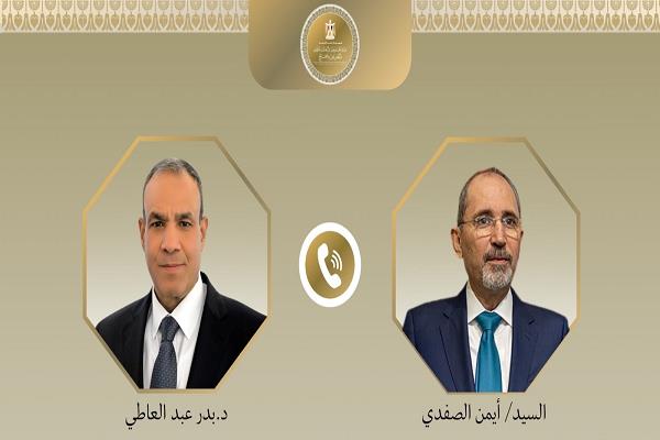 وزير الخارجية يبحث هاتفياً مع نظيره الأردني تطورات الأوضاع بالأراضي الفلسطينية