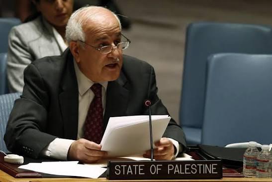 مندوب فلسطين بالأمم المتحدة: أراضينا ليست قابلة للضم وحقوق شعبنا يجب الاعتراف بها