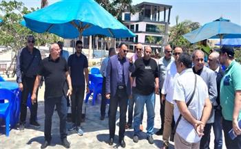 لجنة من مجلس الوزراء ووزارة الشباب تتابع كفاءة تشغيل المنشآت الرياضية بنادي النادي