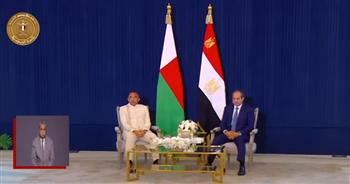 الرئيس السيسي ورئيس مدغشقر يشهدان التوقيع على عدد من مذكرات التفاهم
