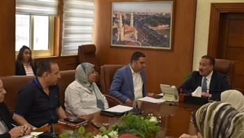 محافظ بورسعيد يعقد اجتماعًا موسعًا مع الجهات التنفيذية لمتابعة معدلات نسب تنفيذ المشروعات