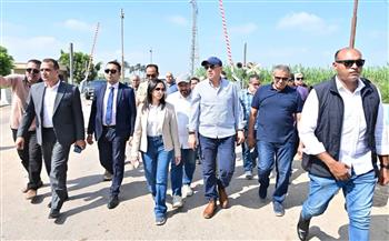 وزير الري ومحافظ البحيرة يتابعان جاهزية المنظومة المائية خلال موسم أقصى الاحتياجات