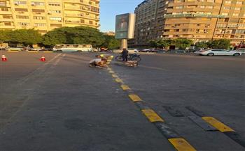 استجابةً لشكاوى عبر مواقع التواصل.. محافظة الجيزة تُجري صيانة لمطب أمام نادي الزمالك وتُنشئ آخر بنصر الدين