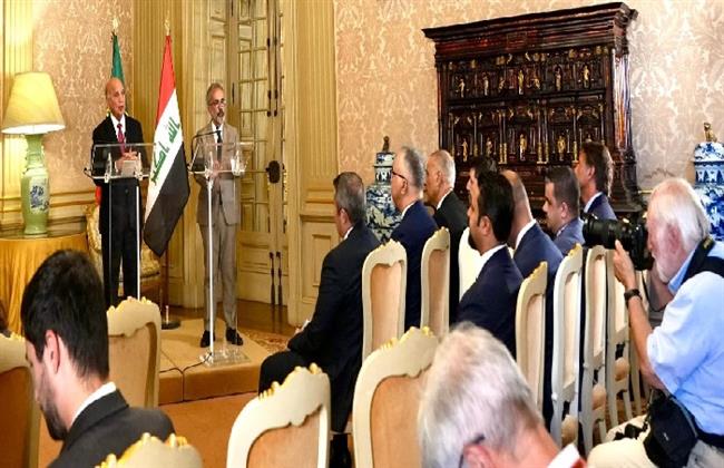 العراق والبرتغال يؤكدان من لشبونة توسيع الشراكة الثنائية ودعم الحلول الدبلوماسية لأزمات المنطقة