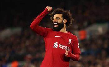ليفربول يضع قميص محمد صلاح في ملعب «أنفيلد» كرمز من رموز النادي| صور  
