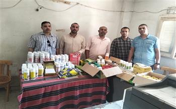 محافظ أسيوط: ضبط 60 كيلو لحوم غير صالحة و350 عبوة مبيدات محظور تداولها خلال حملات تموينية مكثفة