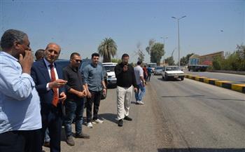 محافظ أسيوط يتفقد أعمال تطوير الطريق الدائري ويوجه بالتوسع في التشجير ورفع كفاءة الإنارة