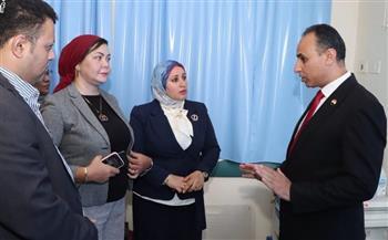 وكيل صحة بني سويف يفتتح وحدة علاج السموم بمستشفى الواسطى المركزي  