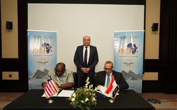 وزير الطيران المدني يشهد توقيع مذكرة تفاهم بين مصر وليبيريا لدعم التعاون الفني في مجال الطيران المدني