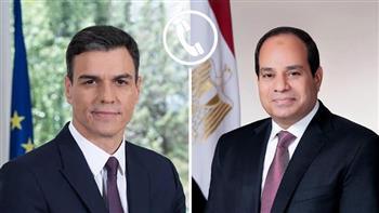 الرئيس الإسباني يعلن تضامن بلاده مع مصر بعد حادث ميناء دمياط