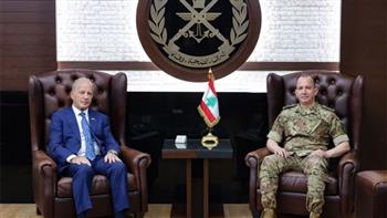 قائد الجيش اللبناني يبحث مع السفير الأمريكي آخر التطورات الإقليمية