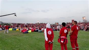 مع تأهل منتخب مصر إلى دور الـ16.. الهلال الأحمر المصري كان حاضرًا بين الجماهير 