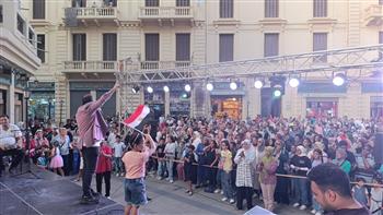 ورش إبداعية وعروض تراثية في يوم جديد من فعاليات "شارع الفن" بالإسكندرية