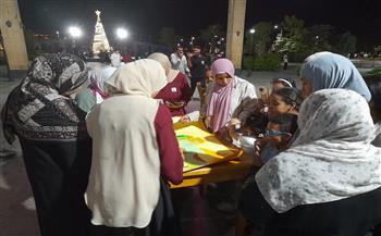 "بين النيل والنخيل".. إبداعات شارع الفن تتواصل بأسوان