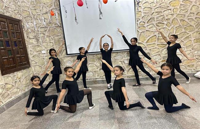 لقطات من تدريب الباليه بمكتبة الحديقة الخضراء الثقافية
