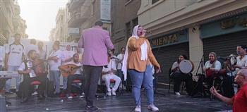 ورش إبداعية وعروض تراثية في  فعاليات "شارع الفن" بالإسكندرية