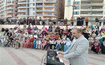 "شارع الفن" يقدم عروضًا وورشًا متنوعة بممشى كورنيش بني سويف 