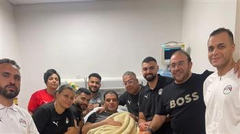 نقل مدرب حراس منتخب السيدات محمد عرفات إلى المستشفى بعد تعرضه لأزمة صحية