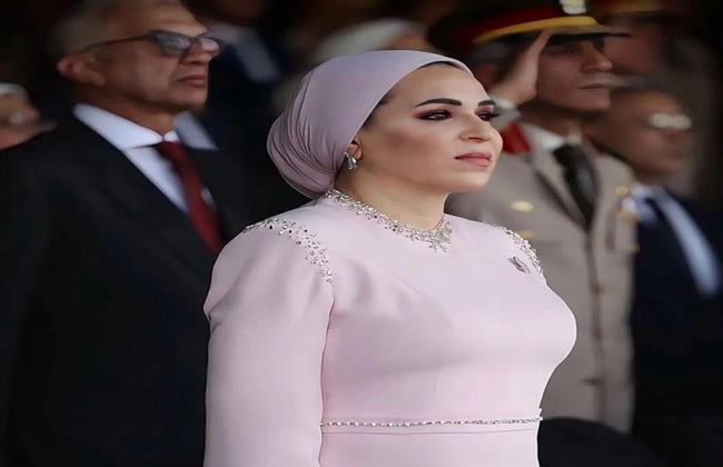 السيدة انتصار السيسي من افتتاح مقر القيادة الاستراتيجية: «لحظة فخر وحب» | صور