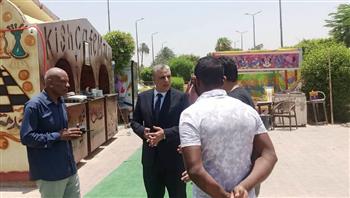 نائب محافظ أسوان يتابع ميدانيا جهود النظافة ورفع الإشغالات وإزالة التعديات بمدينة إدفو