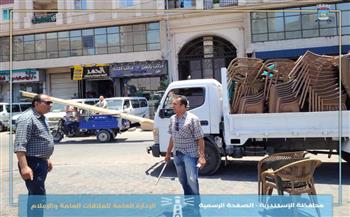 استجابةً لشكاوى المواطنين.. محافظ الإسكندرية يوجه بحملة مكبرة لإزالة الإشغالات والتعديات بمنطقة الرأس السوداء 