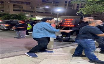 نجوم الفن يودعون المنتج الفني ياسر صبحي.. حضور واسع في عزائه بمسجد الحامدية الشاذلية