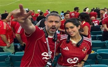 بكاء بسنت شوقي ومحمد فراج بعد فوز المنتخب الوطني 