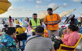 صندوق مكافحة الإدمان يواصل حملات التوعية على شواطئ المحافظات الساحلية لنشر الوعي بخطورة المخدرات