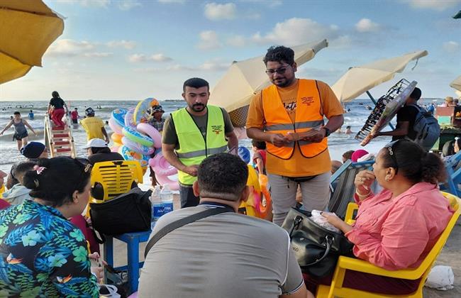 صندوق مكافحة الإدمان يواصل حملات التوعية على شواطئ المحافظات الساحلية لنشر الوعي بخطورة المخدرات