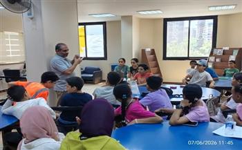 ورشة علمية مجانية بعنوان "البكتيريا وتأثيرها على الكائنات الحية" لأبناء مكتبة خالد بن الوليد