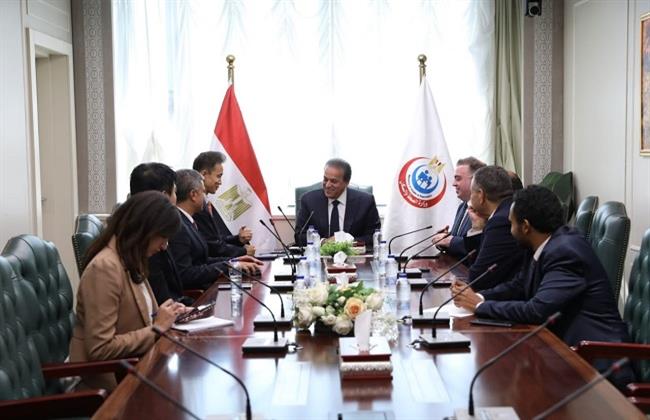 وزير الصحة يبحث مع شركة سامسونج للإلكترونيات في مصر تعزيز التعاون في دعم التدريب الطبي والتحول الرقمي