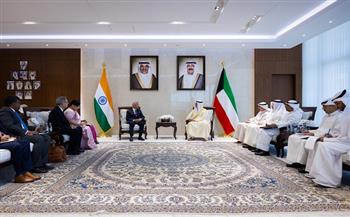 وزير خارجية الكويت ونظيره الهندي يبحثان آخر التطورات على الساحتين الإقليمية والدولية