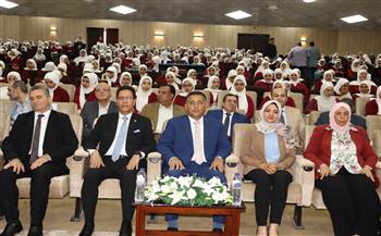 محافظ القليوبية ورئيس جامعة بنها يشهدان احتفالية الجامعة بذكرى ثورة 30 يونيو
