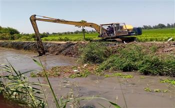 لتحسين الكفاءة.. محافظ كفرالشيخ يوجه بتطهير ترعة عبدالرحمن بسيدي سالم 