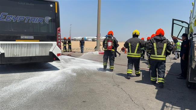 مطار القاهرة ينفذ تجربة طوارئ جزئية لرفع الجاهزية التشغيلية