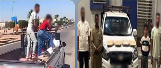كشف حقيقة فيديو سرقة بلاط رصيف بالعاشر من رمضان.. الداخلية: استخدموه لرفع السيارة بعد تعطلها