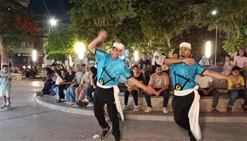 عروض فلكلورية لفرقة الإسماعيلية للفنون الشعبية في "شارع الفن"