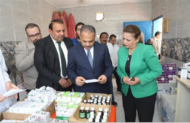  اللجنة الطبية العليا والاستغاثات بمجلس الوزراء تنظم قافلة طبية شاملة بالشرقية