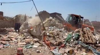 محافظة الجيزة: إخلاء وغلق وإزالة مخازن الفرز والخردة بشارعي الإخلاص وعادل إمام بالطالبية