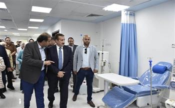 محافظ بورسعيد ورئيس الجامعة يفتتحان قسم الطوارئ بمستشفى جامعة بورسعيد لتعزيز الخدمات الطبية للمواطنين