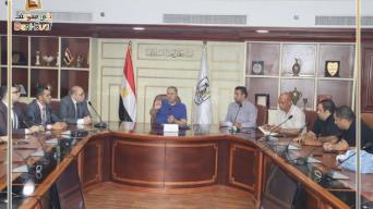 السكرتير العام يترأس الاجتماع الأول للجنة المرور الدوري على المنشآت الغذائية ببني سويف