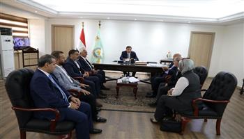 وزير الزراعة يبحث مع رجال أعمال أتراك فرص الاستثمار في الزراعة والدواجن 