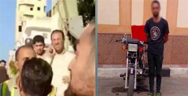 ضبط قائد دراجة نارية بالبحيرة بعد مشادة مع عامل مزلقان بسبب العبور