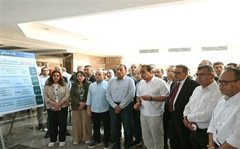 رئيس الوزراء يتفقد أعمال تنفيذ مشروع مستشفى السنطة المركزي الجديد