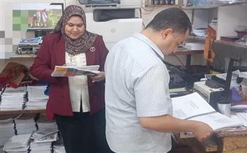 حملة تموينية تضبط مكتبة شهيرة بسوهاج تنتهك حقوق الملكية الفكرية وتصادر ماكينة الطباعة