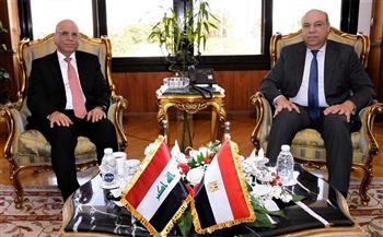 وزير الطيران المدني يبحث مع سفير العراق التعاون المشترك وتبادل الخبرات والتدريب